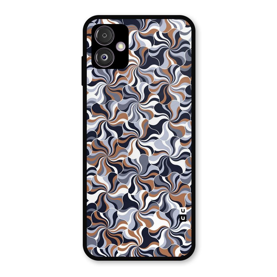 Multicolor Swirls Metal Back Case for Galaxy F14