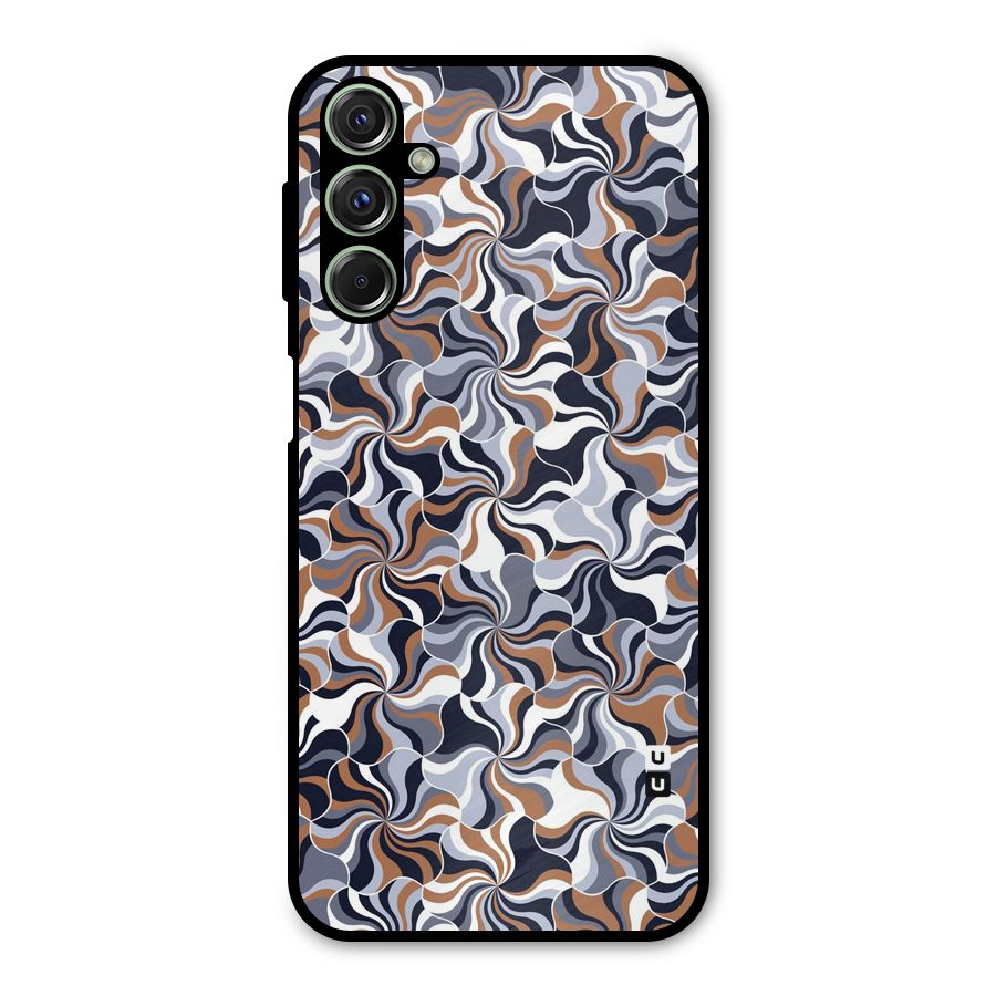 Multicolor Swirls Metal Back Case for Galaxy F34