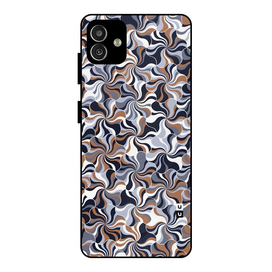 Multicolor Swirls Metal Back Case for Galaxy M13 5G
