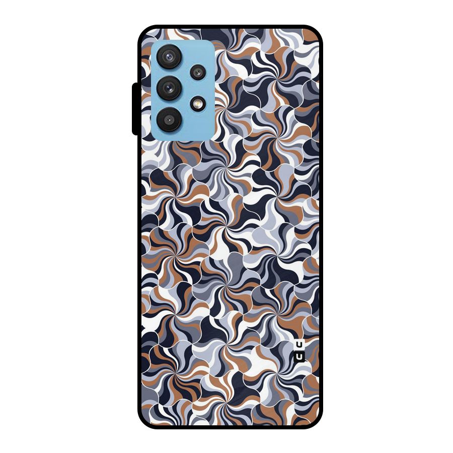 Multicolor Swirls Metal Back Case for Galaxy M32 5G
