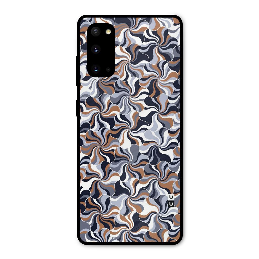 Multicolor Swirls Metal Back Case for Galaxy S20