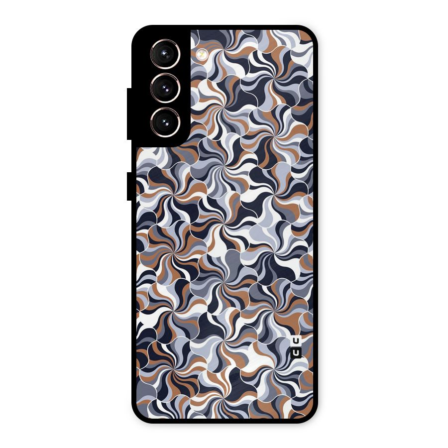 Multicolor Swirls Metal Back Case for Galaxy S21 5G