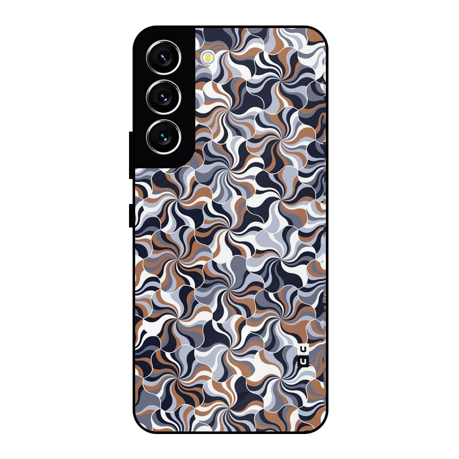 Multicolor Swirls Metal Back Case for Galaxy S22 5G