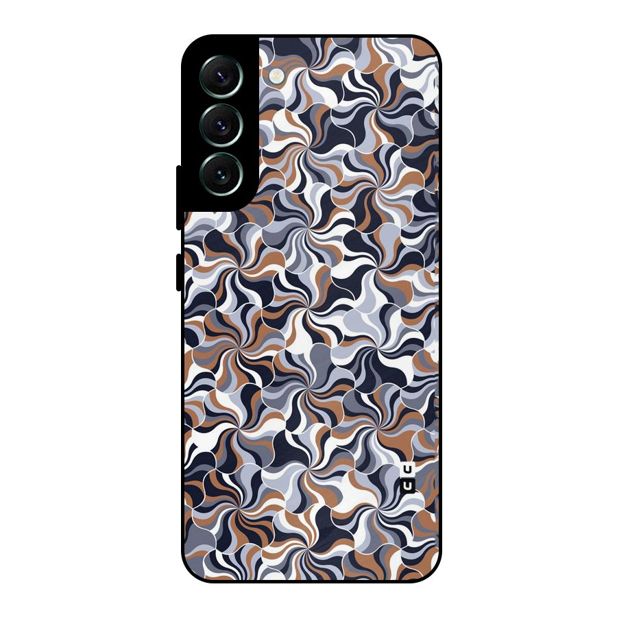 Multicolor Swirls Metal Back Case for Galaxy S22 Plus 5G