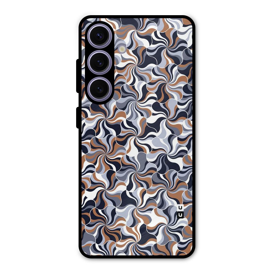 Multicolor Swirls Metal Back Case for Galaxy S24