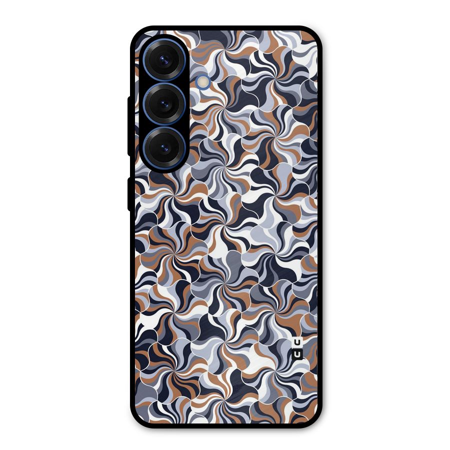 Multicolor Swirls Metal Back Case for Galaxy S25