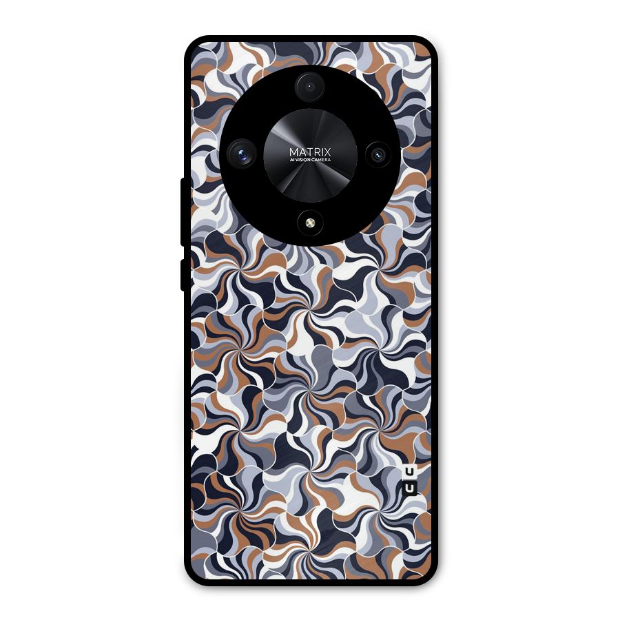 Multicolor Swirls Metal Back Case for Honor X9b