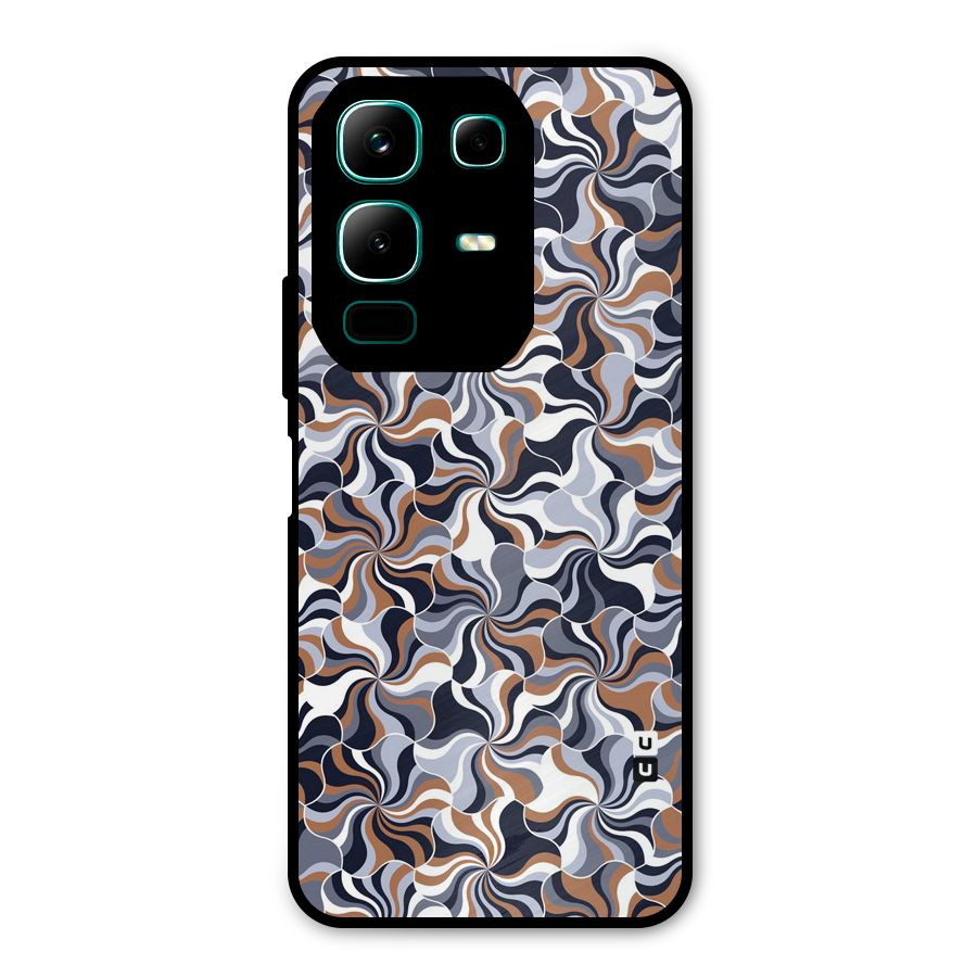 Multicolor Swirls Metal Back Case for Infinix Note 50x