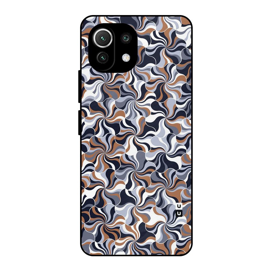 Multicolor Swirls Metal Back Case for Mi 11 Lite