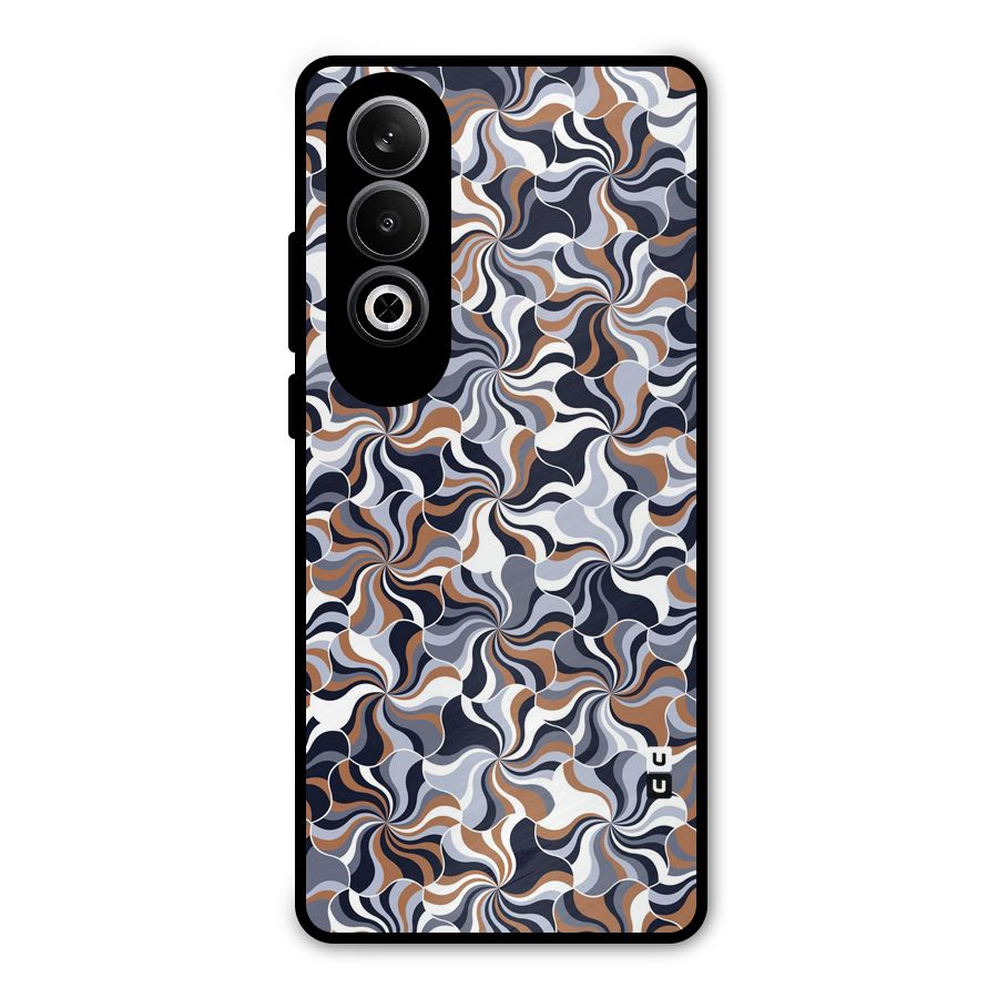 Multicolor Swirls Metal Back Case for OnePlus Nord CE4