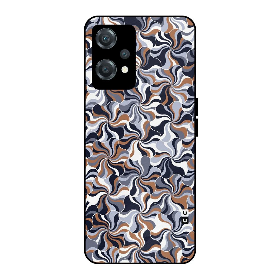 Multicolor Swirls Metal Back Case for OnePlus Nord CE 2 Lite 5G