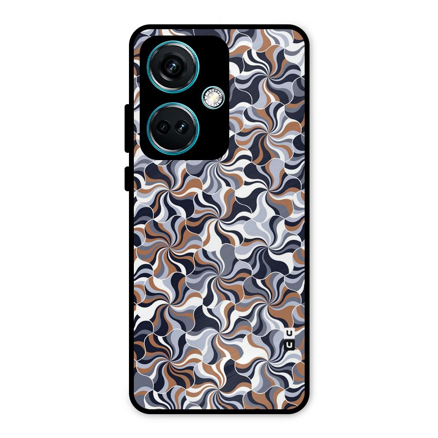Multicolor Swirls Metal Back Case for OnePlus Nord CE 3 5G