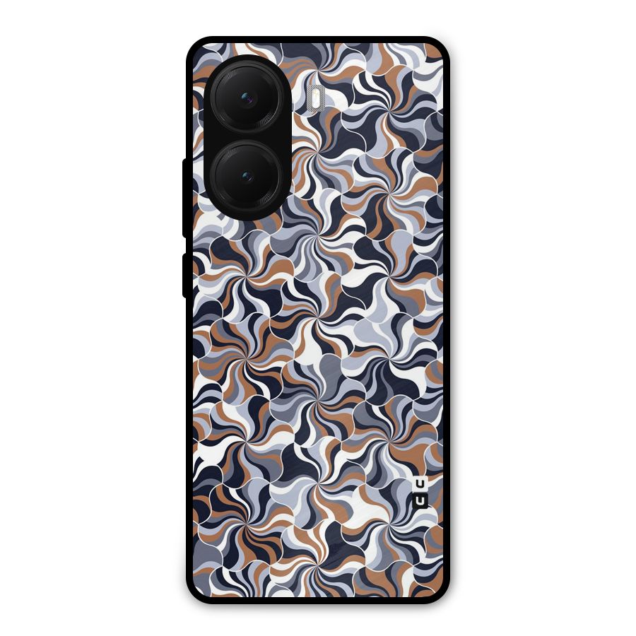 Multicolor Swirls Metal Back Case for Poco X7 Pro