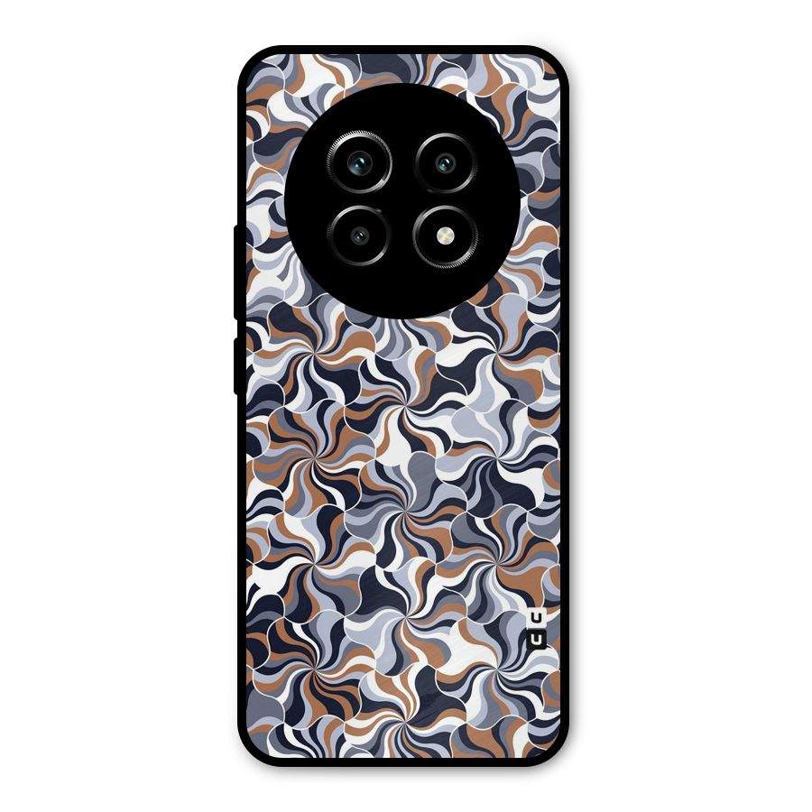 Multicolor Swirls Metal Back Case for Realme 13 Pro