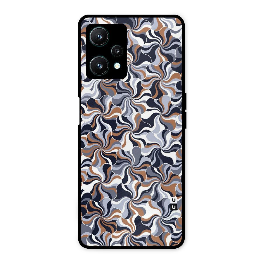 Multicolor Swirls Metal Back Case for Realme 9 Pro 5G