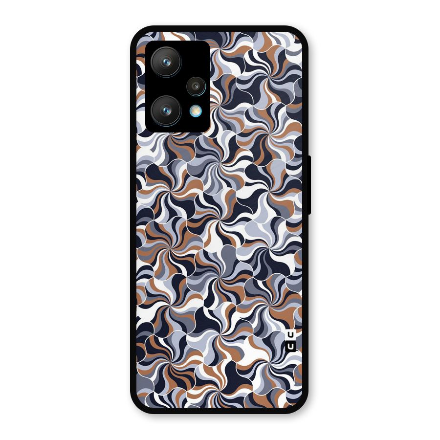 Multicolor Swirls Metal Back Case for Realme 9 Pro Plus 5G