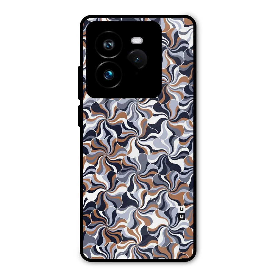 Multicolor Swirls Metal Back Case for Realme GT 7 Pro