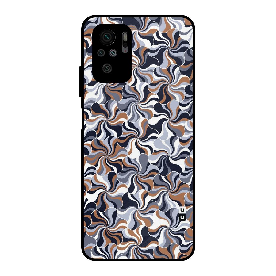 Multicolor Swirls Metal Back Case for Redmi Note 10S