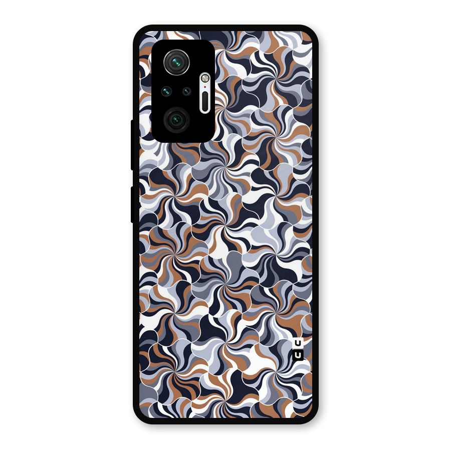 Multicolor Swirls Metal Back Case for Redmi Note 10 Pro