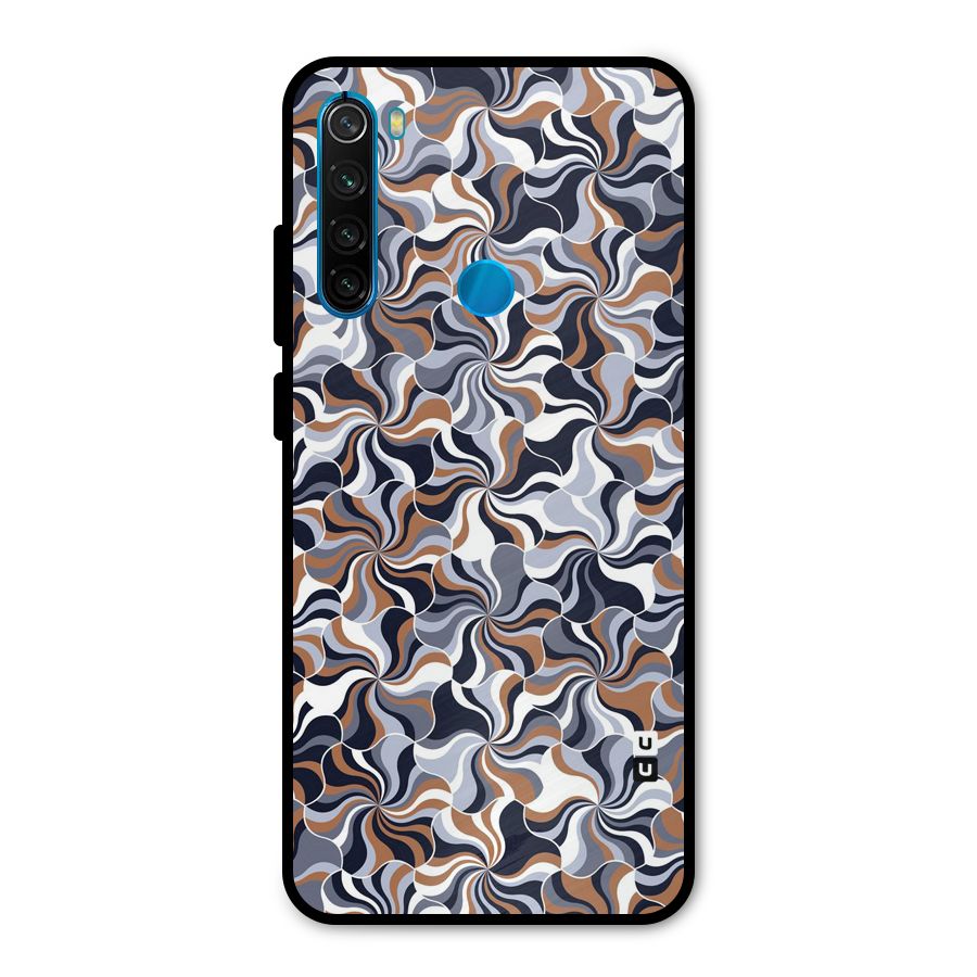 Multicolor Swirls Metal Back Case for Redmi Note 8