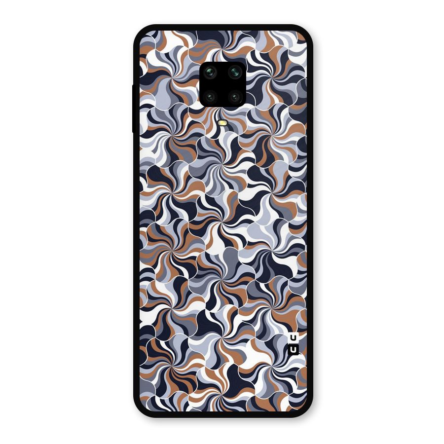 Multicolor Swirls Metal Back Case for Redmi Note 9 Pro