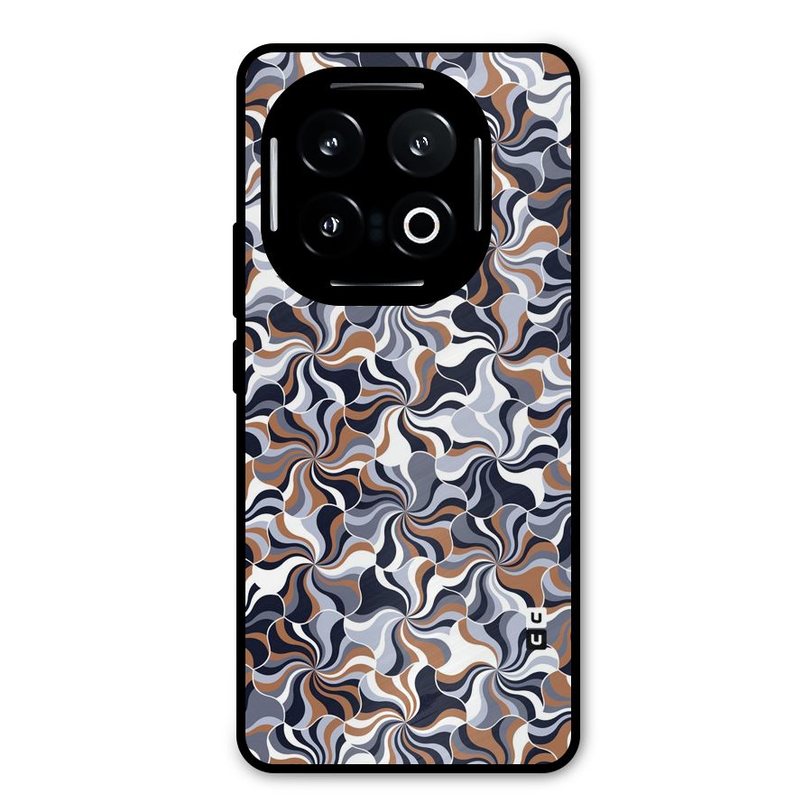 Multicolor Swirls Metal Back Case for iQOO 13