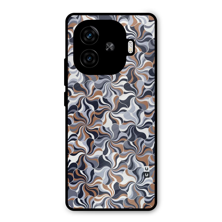 Multicolor Swirls Metal Back Case for iQOO Neo 10R