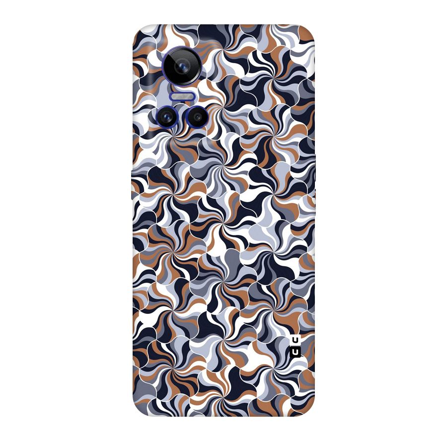 Multicolor Swirls Original Polycarbonate Back Case for Realme GT Neo 3