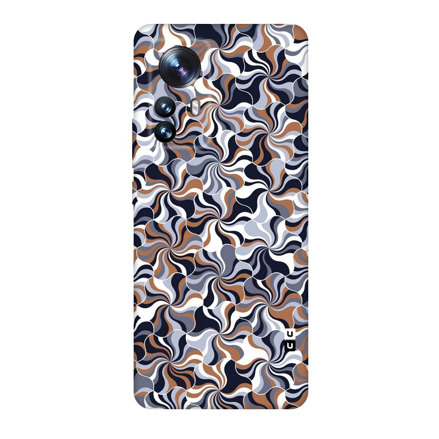 Multicolor Swirls Original Polycarbonate Back Case for Xiaomi 12 Pro