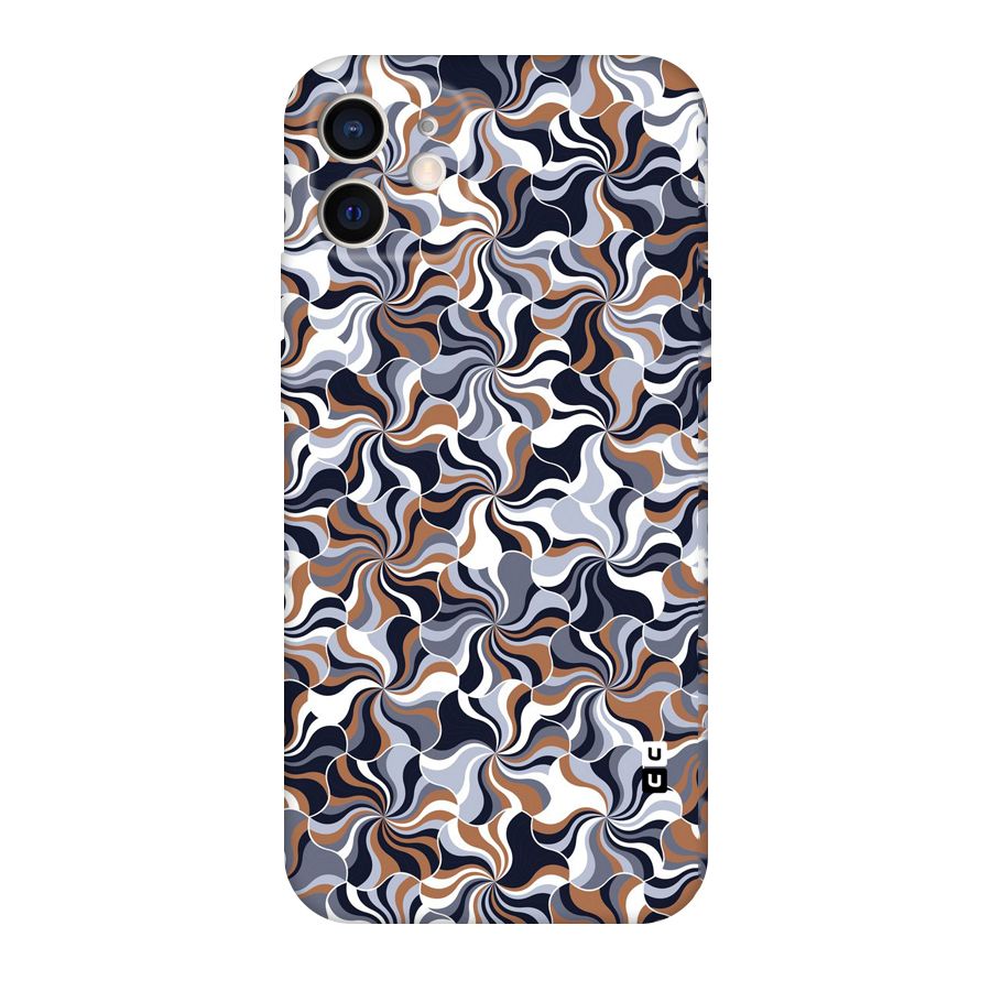 Multicolor Swirls Original Polycarbonate Back Case for iPhone 12
