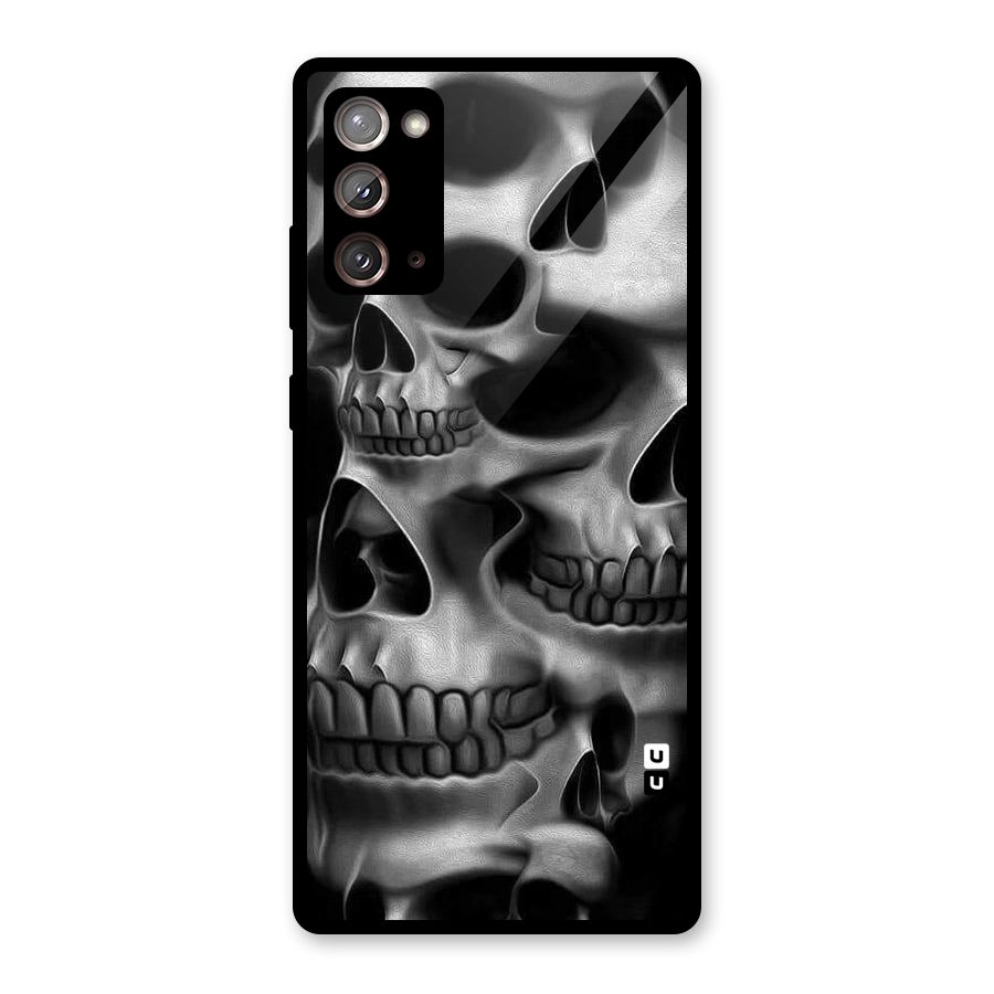 Multiple Skulls Glass Back Case for Galaxy Note 20