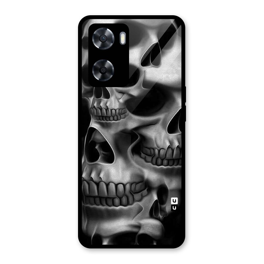 Multiple Skulls Glass Back Case for OnePlus Nord N20 SE