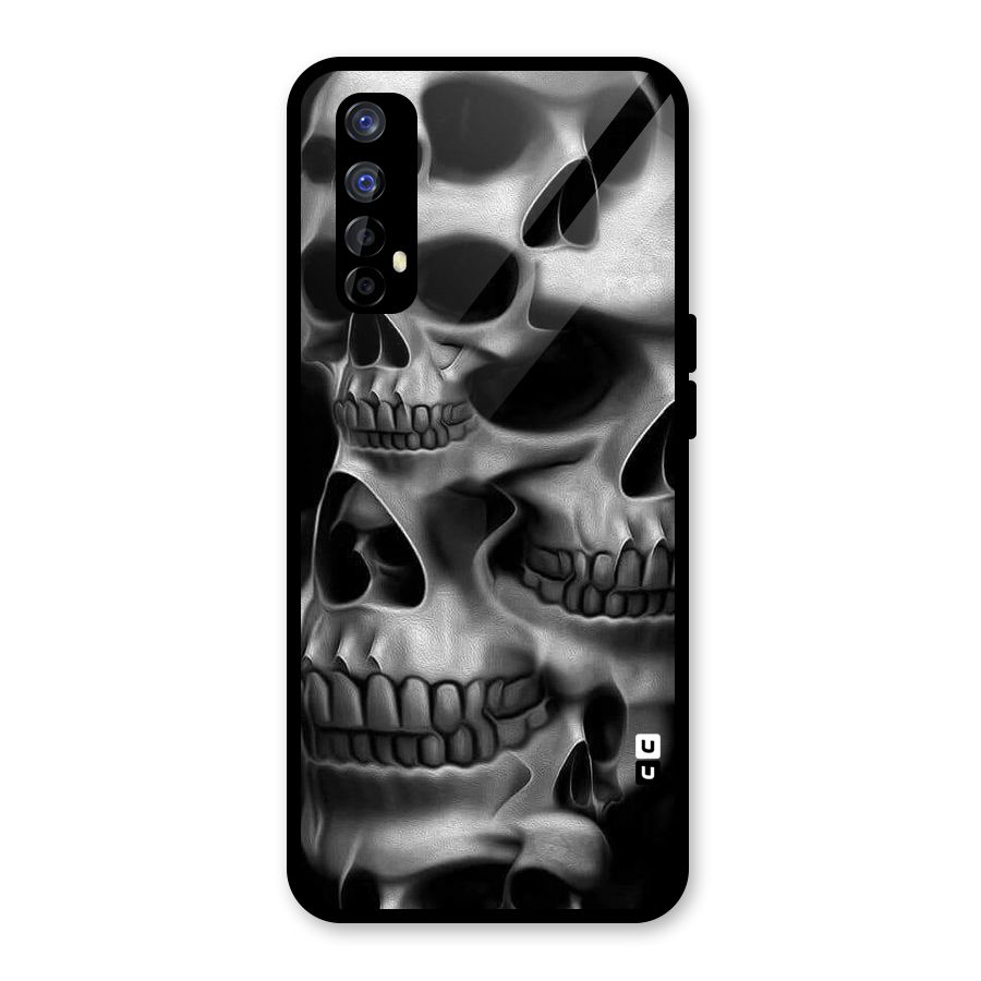 Multiple Skulls Glass Back Case for Realme Narzo 20 Pro