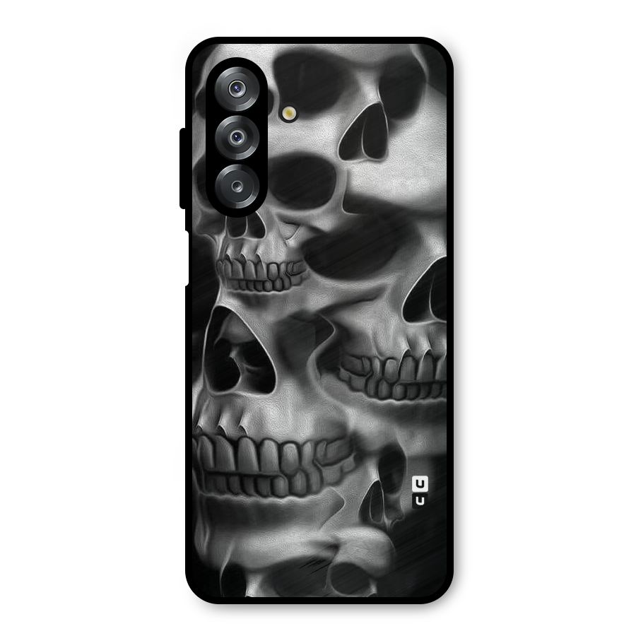Multiple Skulls Metal Back Case for Galaxy A26