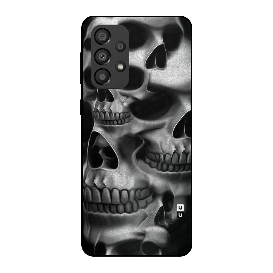 Multiple Skulls Metal Back Case for Galaxy A33 5G