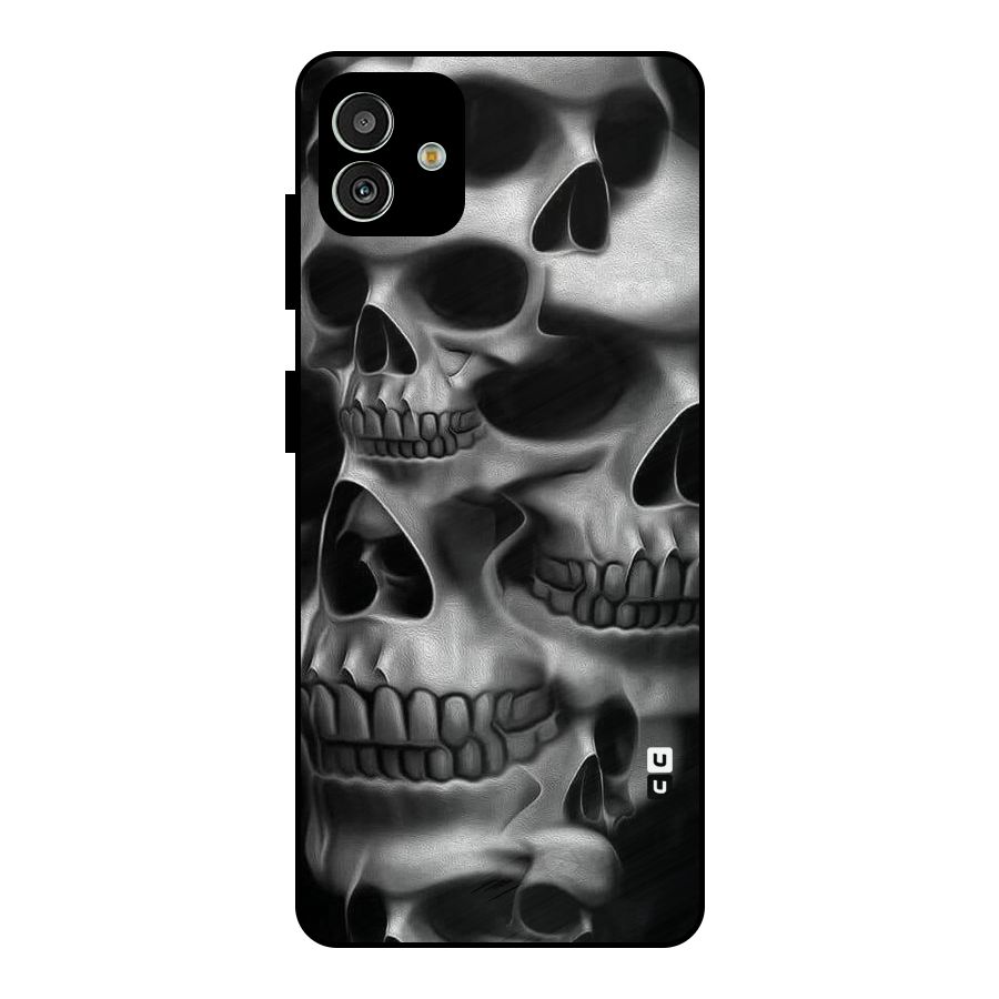 Multiple Skulls Metal Back Case for Galaxy M13 5G