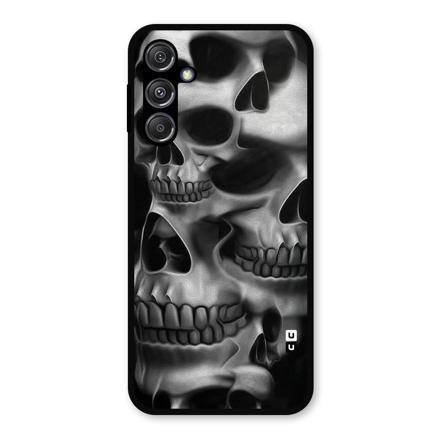 Multiple Skulls Metal Back Case for Galaxy M34 5G