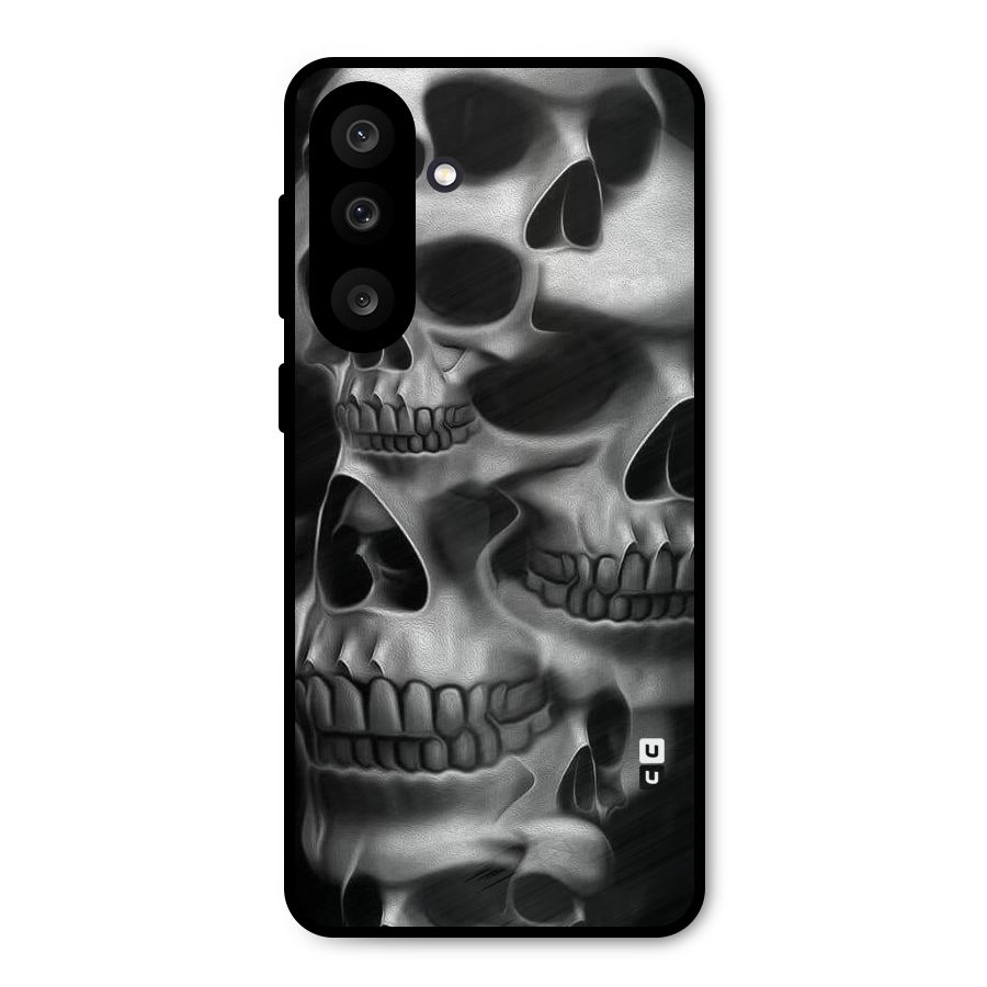 Multiple Skulls Metal Back Case for Galaxy M56