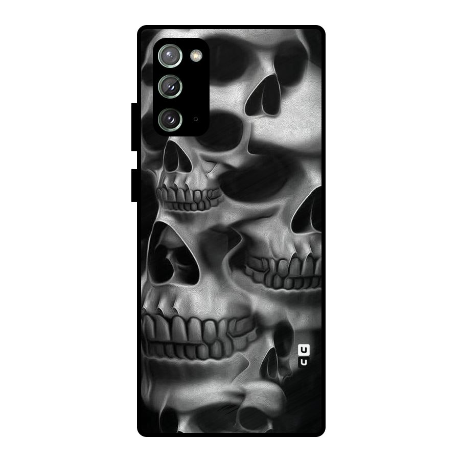 Multiple Skulls Metal Back Case for Galaxy Note 20