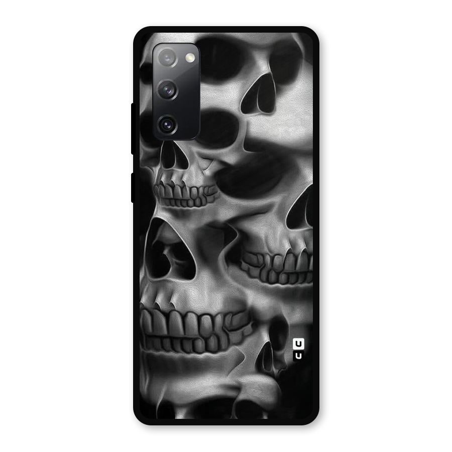 Multiple Skulls Metal Back Case for Galaxy S20 FE 5G
