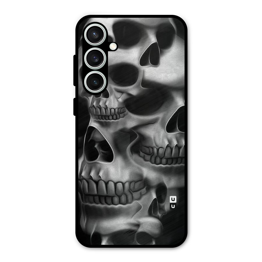 Multiple Skulls Metal Back Case for Galaxy S23 FE