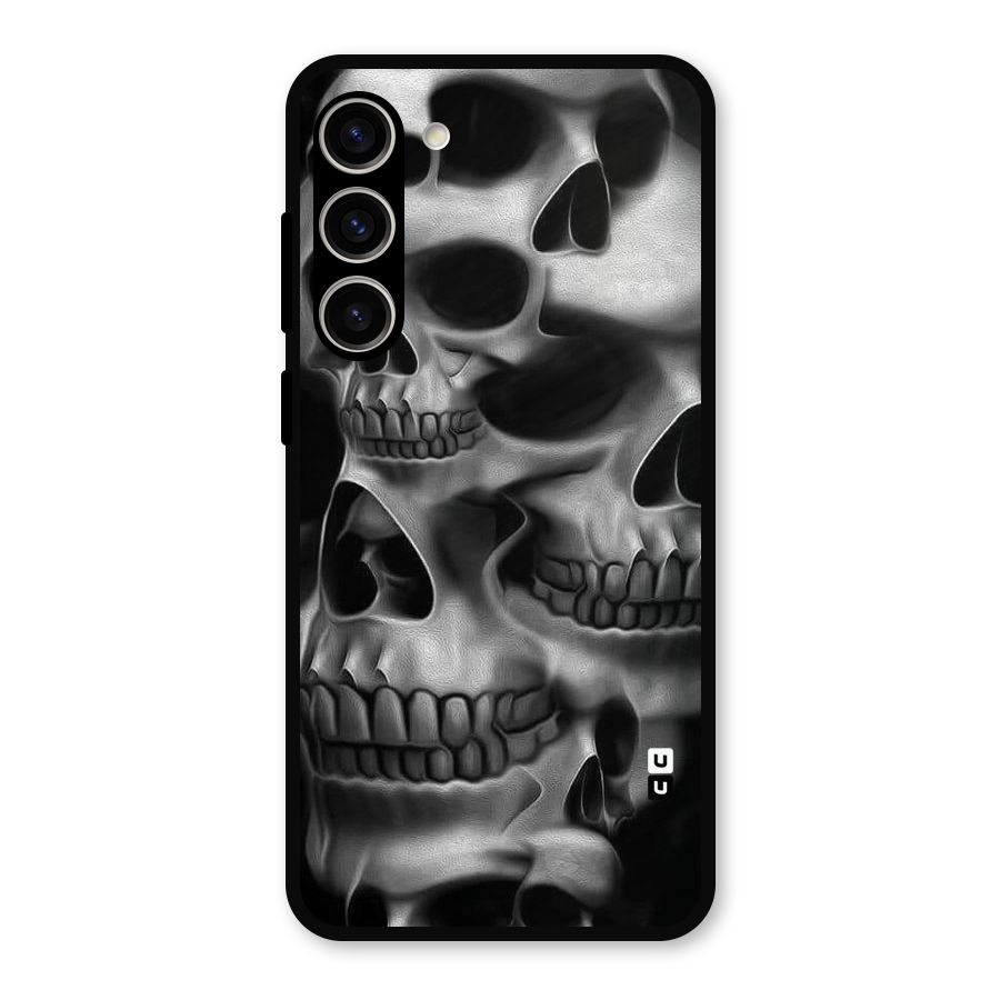 Multiple Skulls Metal Back Case for Galaxy S23 Plus