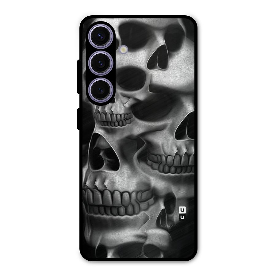 Multiple Skulls Metal Back Case for Galaxy S24