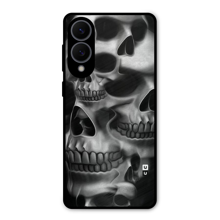 Multiple Skulls Metal Back Case for Galaxy S25 Edge