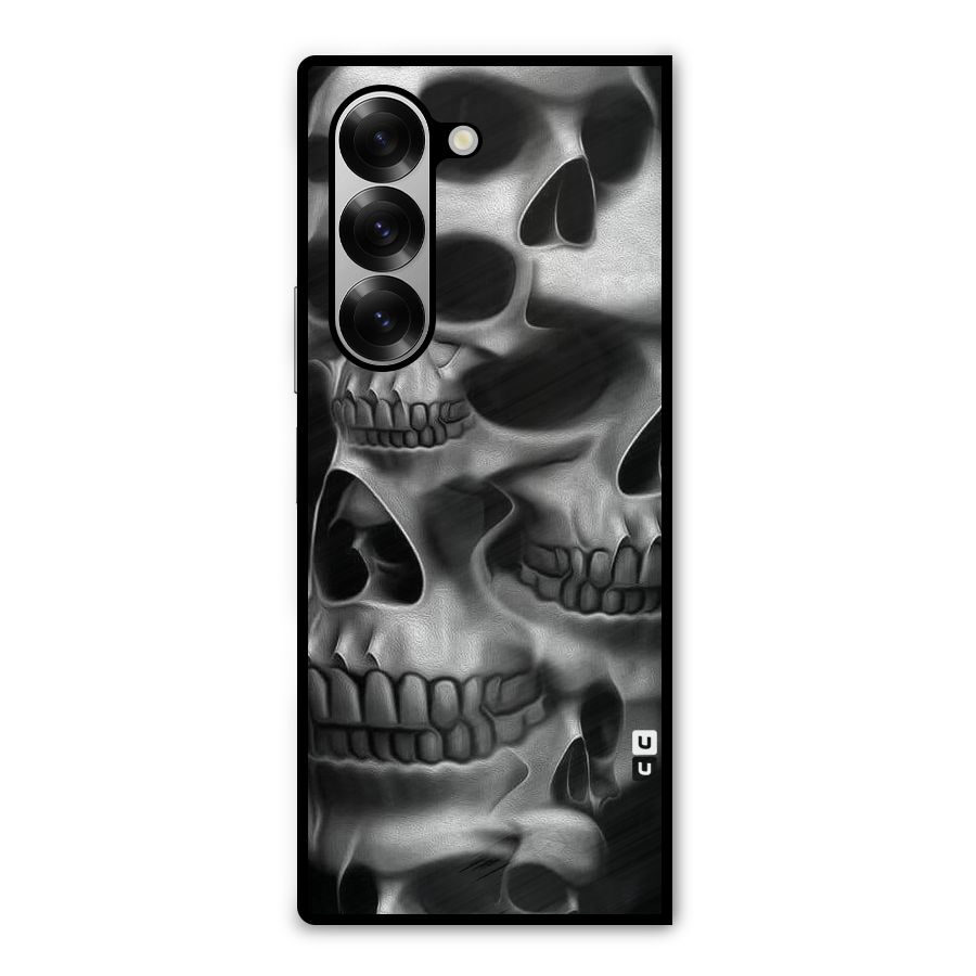 Multiple Skulls Metal Back Case for Galaxy Z Fold6