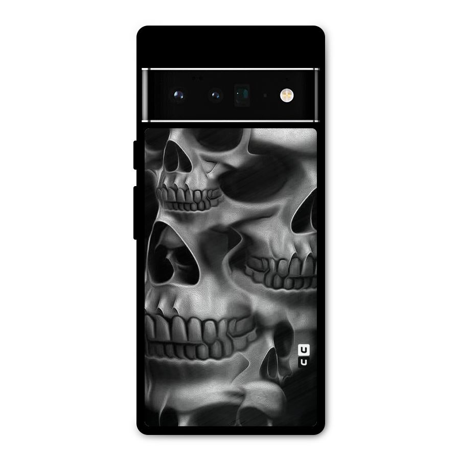 Multiple Skulls Metal Back Case for Google Pixel 6 Pro