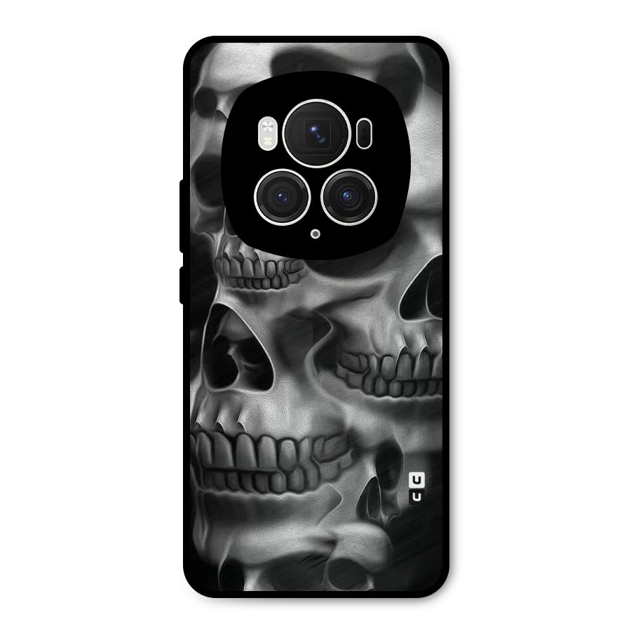 Multiple Skulls Metal Back Case for Honor Magic6 Pro