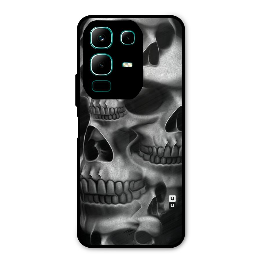 Multiple Skulls Metal Back Case for Infinix Note 50x