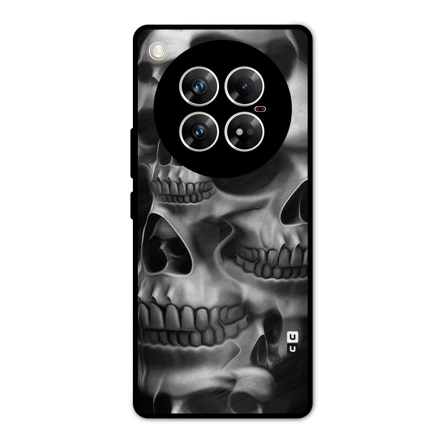 Multiple Skulls Metal Back Case for Infinix Zero 40 5G