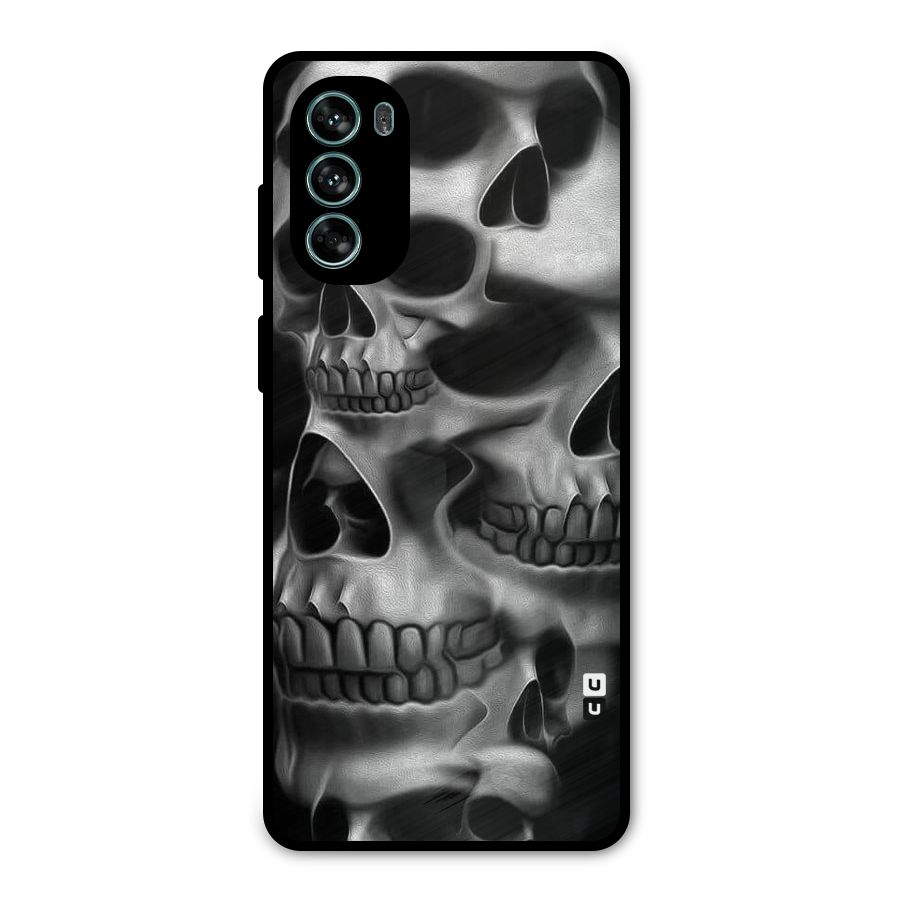 Multiple Skulls Metal Back Case for Moto G62